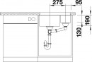 BLANCO 523558 Drez SUBLINE 340/160-U antracit InFino manuál SILGRANIT PuraDur