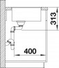 BLANCO 523532 Drez Subline 500-F antracit Silgranit InFino manuál