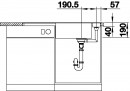 BLANCO 523527 drez AXIA III XL 6S-F sivá skala InFino s exc. SILGRANITPuraDur