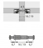 HETTICH 65536 Kolík dvojitý DU 867 proVB35/36