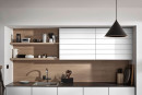REHAU Flipdoor Titanio, matná/korpus šedivý 900/780 mm