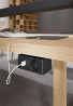 VersaQ  1x 230V, USB A+C 5V biela, Schuko