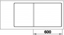 BLANCO 523483 drez AXIA III 6S-F antracit InFino s excentrom SILGRANITPuraDur