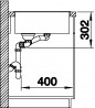 BLANCO 523480 drez AXIA III 6 S tartufo InFino s excentrom SILGRANITPuraDur