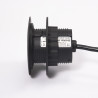 VersaTag 1x 230V, 1x USB-A, čierna