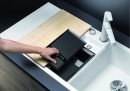 BLANCO 523348 drez COLLECTIS 6 S biela InFino s excentrom SILGRANITPuraDur