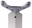 StrongLegs stolová noha TA001, 820R/60x60mm, imitácia nerezi