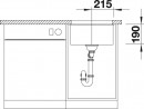 BLANCO 523426 Drez SUBLINE 400-U biela InFino manuál SILGRANIT PuraDur