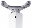 StrongLegs stolová noha TA001, 820R/60x60mm, eloxovaný hliník