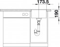 BLANCO 523416 Drez Subline 320-F antracit Silgranit InFino manuál