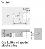 HETTICH 9129786 VB 36/19 plast biely