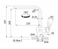 FRANKE Batéria FC 5489.502 ATLAS NEO SENSOR celonerez čierna