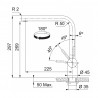 FRANKE bateria FC 3834.504 ATLAS NEO celonerez zlatá