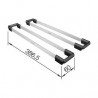BLANCO 525889 drez ETAGON 6 čierný SILGRANIT® PuraDur® InFino s excentrom