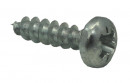 StrongFix Skrutka PZ 3,5x30 polguľatá hlava biela Zn PZ2
