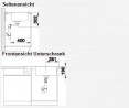BLANCO 523775 drez ZENAR XL 6S Compact sivá skala InFino s exc. SILGRANITPuraDur
