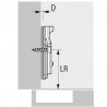 HETTICH 9289595 Veosys závěs vložený nerez TH52x5,5 SiSy