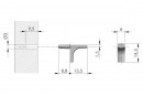 IF-K-Line-policová podpera 3mm nikel