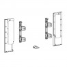 HETTICH 9257651 AvanTech You spojky čela vnútornej zásuvky boky+sklo 187 striebo