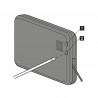 HETTICH 9206691 Lift Mini brzda sklopných dvierok 200N typ F