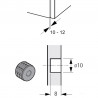 HETTICH 9277153 TopLine L new montážne púzdra pre tenký materiál 10-12mm