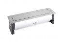 VersaTurn 2x 230V, 1x USB A/C 5V, 1x RJ45, HDMI, povrch nerez