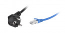 LEGRAND Pop-up dvojitá, 2x 230V, USB A+A napájací, 1x RJ45, HDMI, hliník