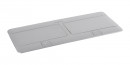 LEGRAND Pop-up dvojitá, 3x 230V, USB A+A napájací , hliník, schuko