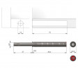 IF K-Push extra silný s magnetom a adaptérom antracit
