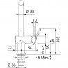 FRANKE Batéria FN 6564.031 ACTIVE NEW chróm