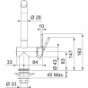 FRANKE Batéria FN 6110.031 ACTIVE NEW chróm
