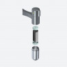 FRANKE Batéria Vital Tap chróm/gun metal iba filter
