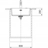 FRANKE Drez  MRG 110-52 553 x 433mm kašmír