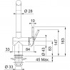 FRANKE Batéria FN 6100.031 ACTIVE NEW chróm