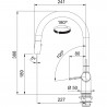 FRANKE Batéria FN 4090.031 ACTIVE NEW chróm