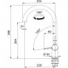 FRANKE Batéria FN 4089.031 ACTIVE NEW chróm