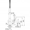 FRANKE Batéria FN 3407.901 ACTIVE SEMI PRO matná čierna