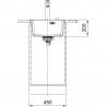 FRANKE Drez  MRG 610-39 FTL 440 x 500mm matná čierna