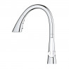 GROHE 30440000 Batéria SCALA C-výpusť s vyťahovacou sprchou s tromi prúdmi chróm
