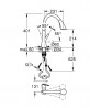 GROHE 30440000 Batéria SCALA C-výpusť s vyťahovacou sprchou s tromi prúdmi chróm