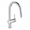 GROHE 30438000 Batéria VENTO C-výpusť duálna vyťahovacia sprška chróm