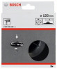BOSCH 1609200240 Pryžový tanier 125 mm, 8 mm
