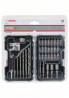 BOSCH 2607017566 35-dielna sada vrtákov a skrutkovacích bitov Extra Hard Wood