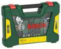 BOSCH 2607017193 83-dielna sada vrtákov a bitov V-Line TiN, s LED-svietidlom