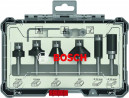 BOSCH 2607017468 6-dielna sada ohraňovacích fréz Trim & Edging, stopka 6 mm