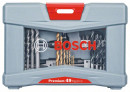 BOSCH 2608P00233 49-dielna sada vrtákov a skrutkovacích hrotov Premium X-Line