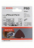 BOSCH 2608621685 Brúsny papier 5ks F460 Best for Wood and Paint, P60, 93 mm