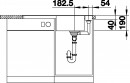 BLANCO 523225 drez AXIA III 5 S-F antracit InFino s excentrom SILGRANITPuraDur