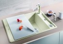 BLANCO 523187 drez AXIA III 45 S biela InFino s excentrom SILGRANITPuraDur