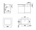 BLANCO 526343 Drez ETAGON 500-F antracit bez excenteru Silgranit InFino